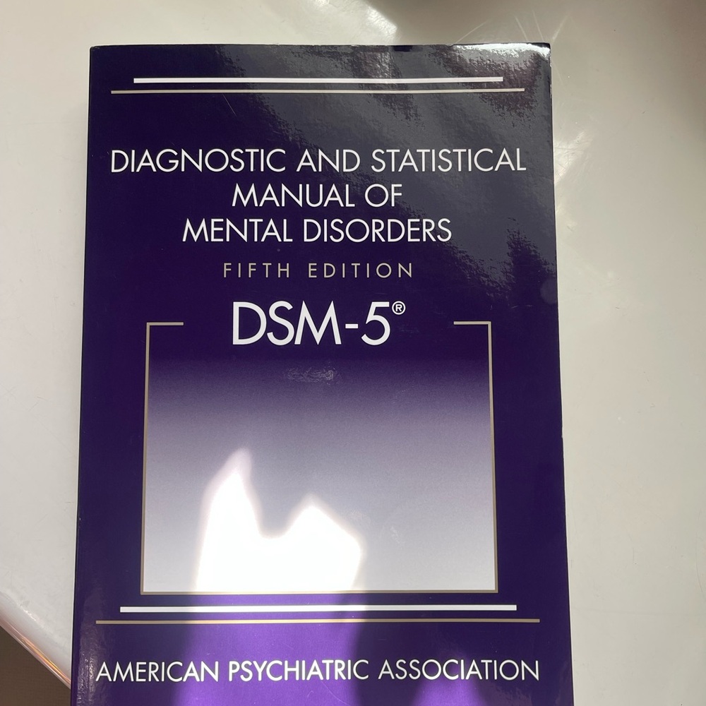 DSM-5 Manual by American Psychiatric Association